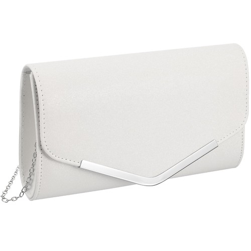 Lurrose weiße abendhandtasche - weiße,